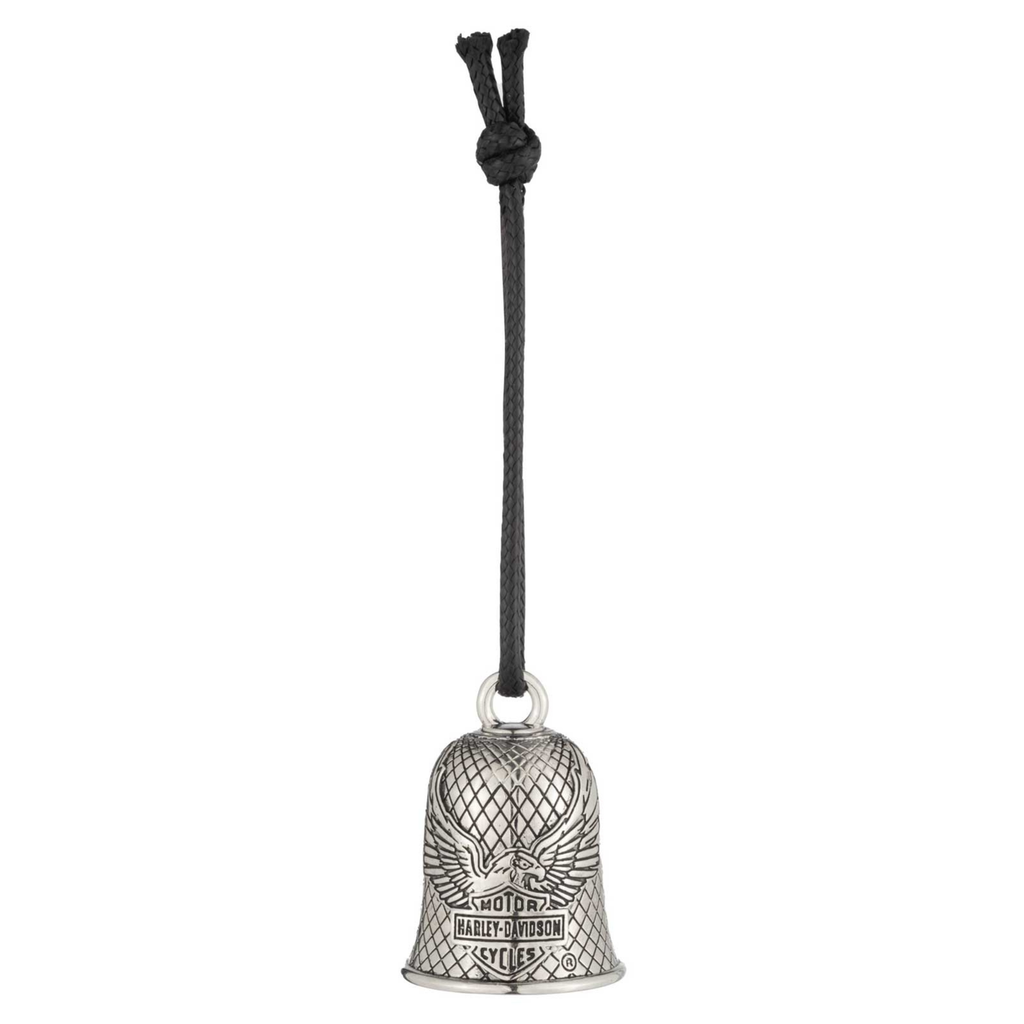 Harley-Davidson® Flying Eagle Bar & Shield Diamond Plated Ride Bell - Silver