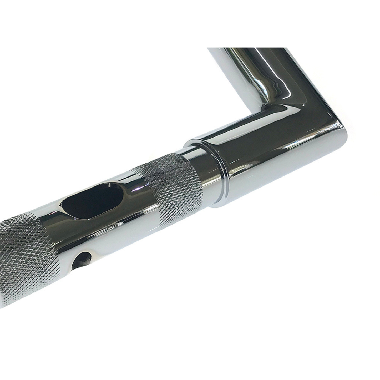 Factory 47 - 12in. x 1-1/2in. Signature Handlebar – Chrome. Fits Road Glide 2015-2023