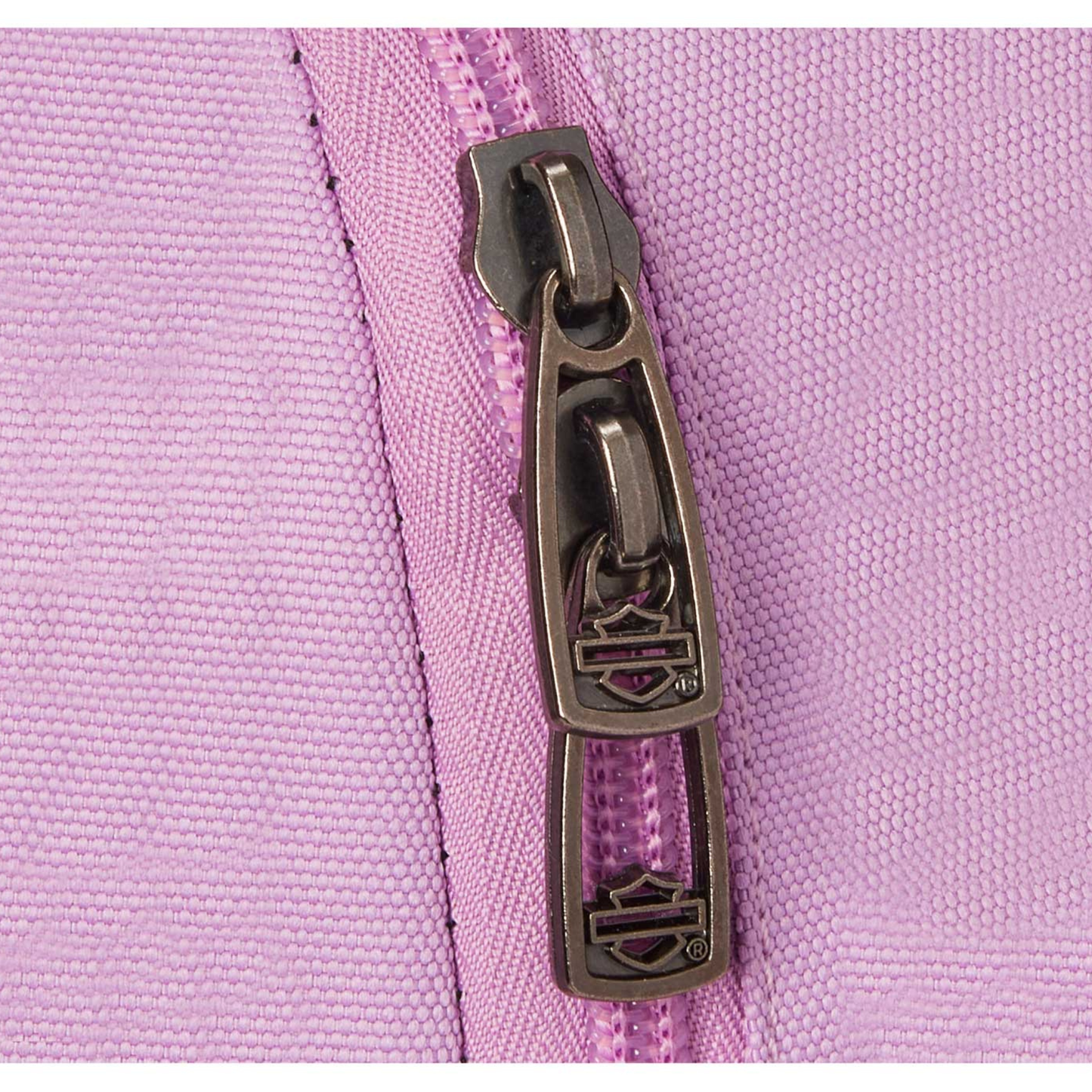 Harley-Davidson® Bar & Shield Roses Graphic Backpack w/ Adjustable Straps - Pink