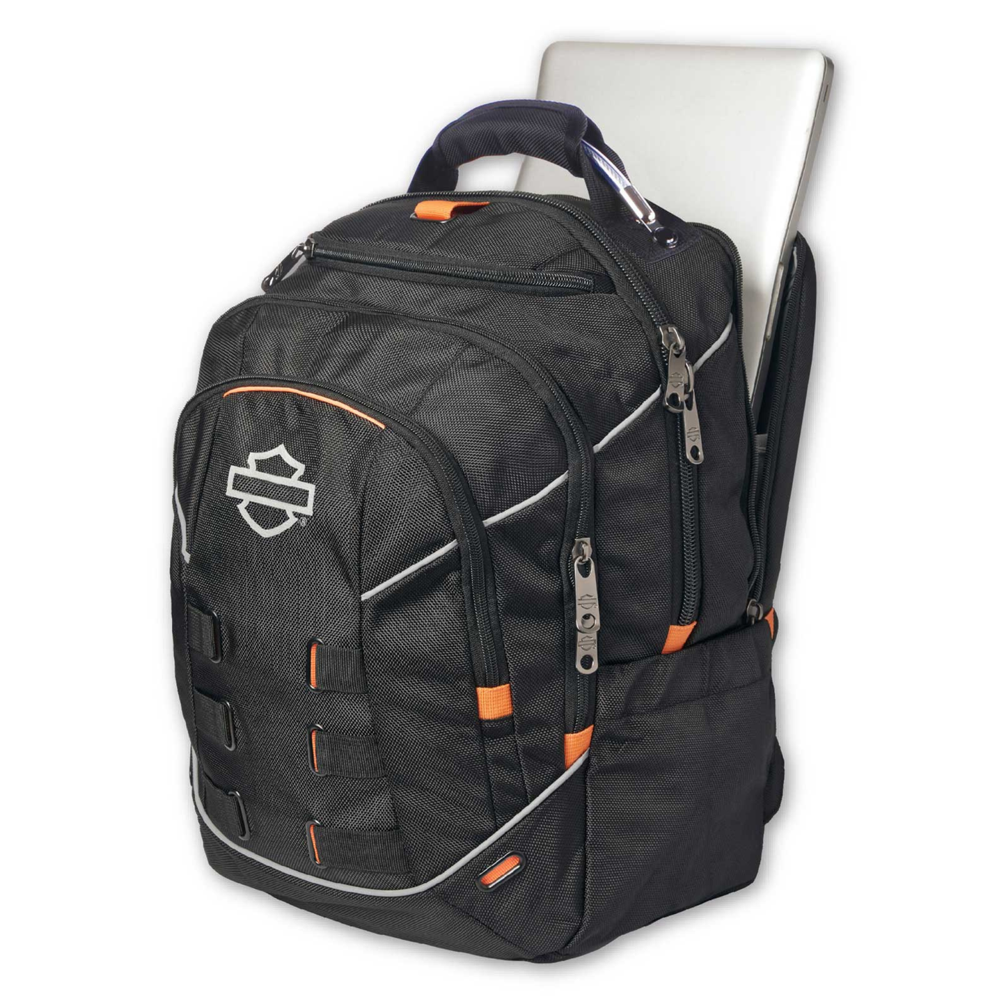 Harley-Davidson® Reflective Bar & Shield Steel-Cable II Backpack - Midnight Black