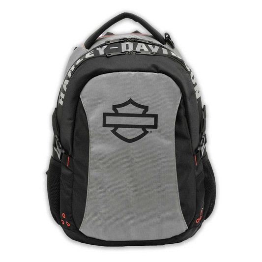 Harley-Davidson® Renegade III Classic Bar & Shield Air Flow Design Backpack - Gray