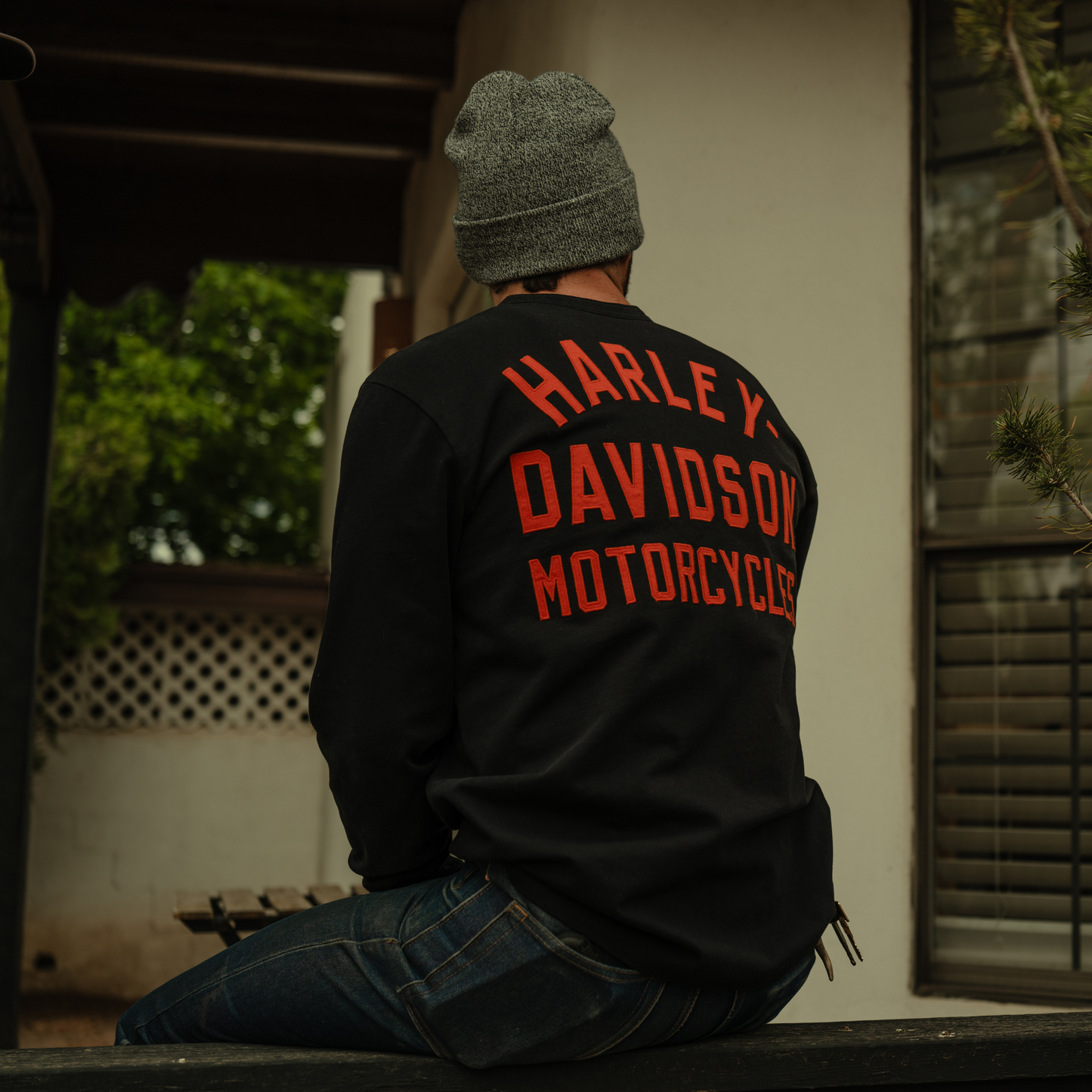Harley-Davidson® Men's Racer Font Henley