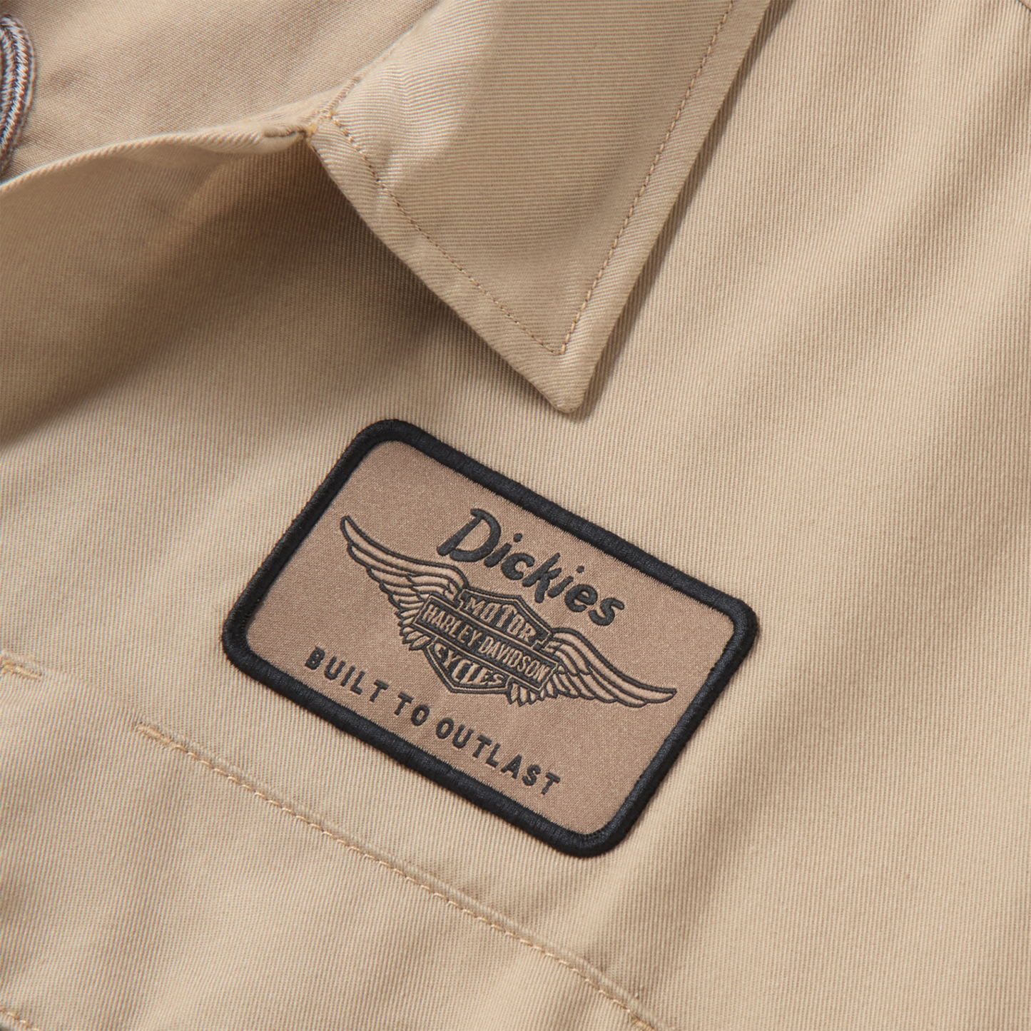 Harley-Davidson® Men's Dickies® x H-D® Built to Outlast Work Shirt - Desert Sand