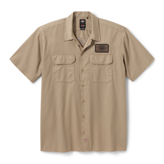 Harley-Davidson® Men's Dickies® x H-D® Built to Outlast Work Shirt - Desert Sand