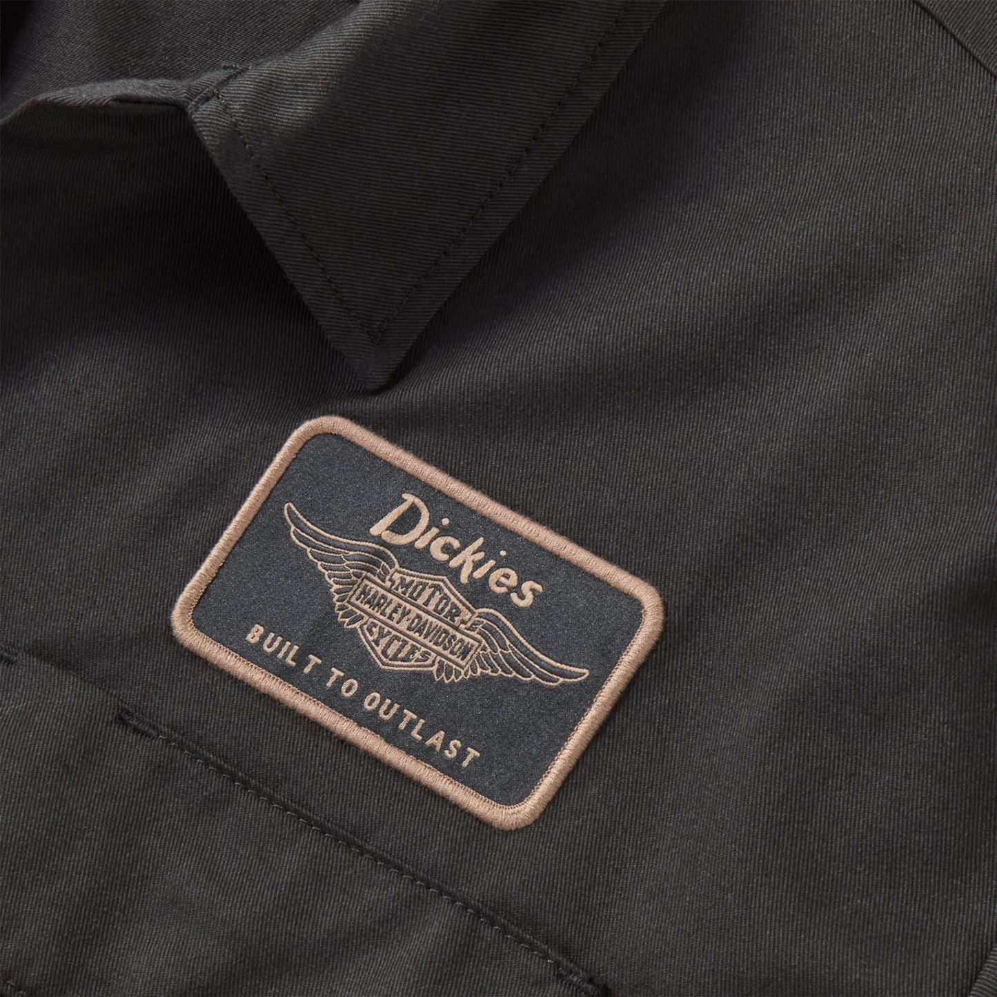 Harley-Davidson® Men's Dickies® x H-D® Built to Outlast Work Shirt - Black