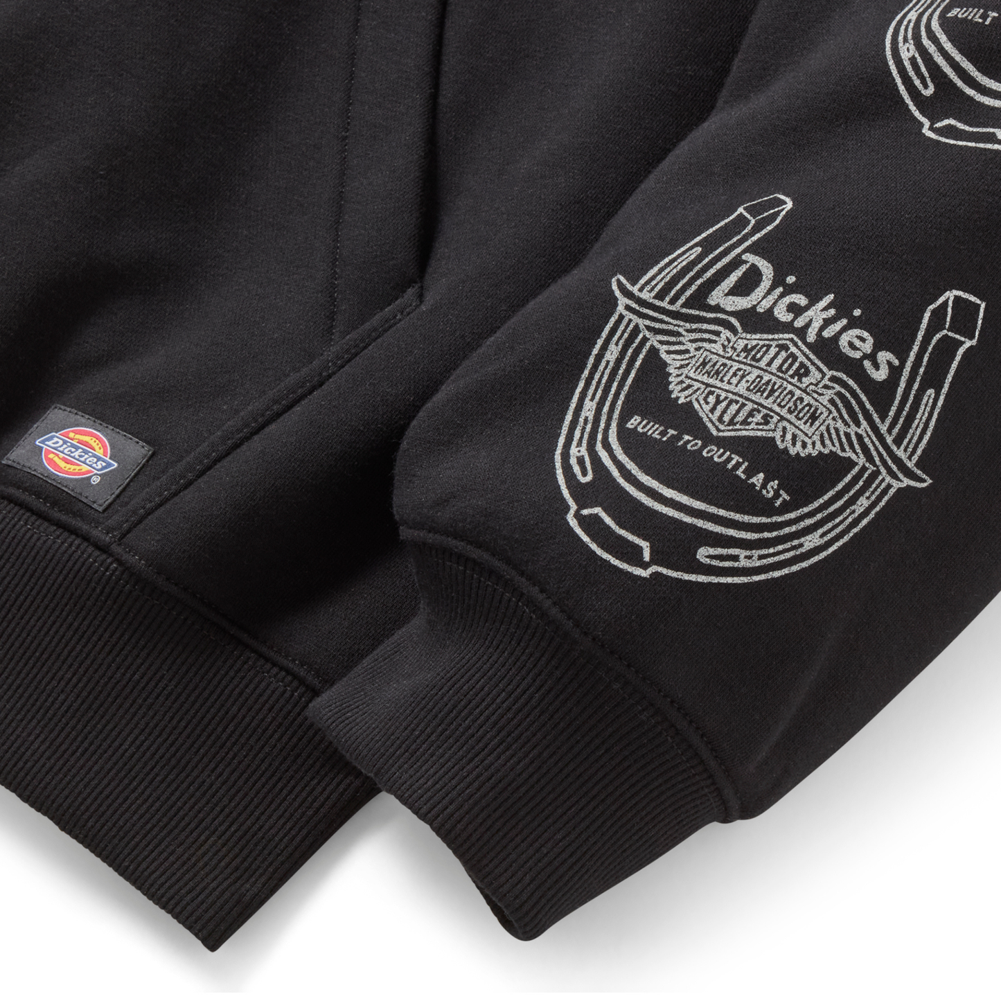 Harley-Davidson® Men's Dickies® x H-D® Winged Horseshoe Oversized Pullover Hoodie