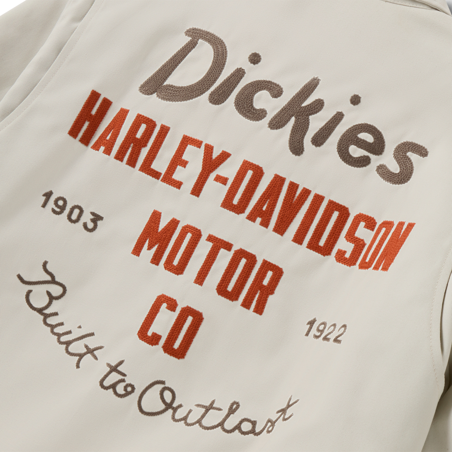 Harley-Davidson® Men's Dickies® x H-D® Quilted Lined Eisenhower Jacket - Bone