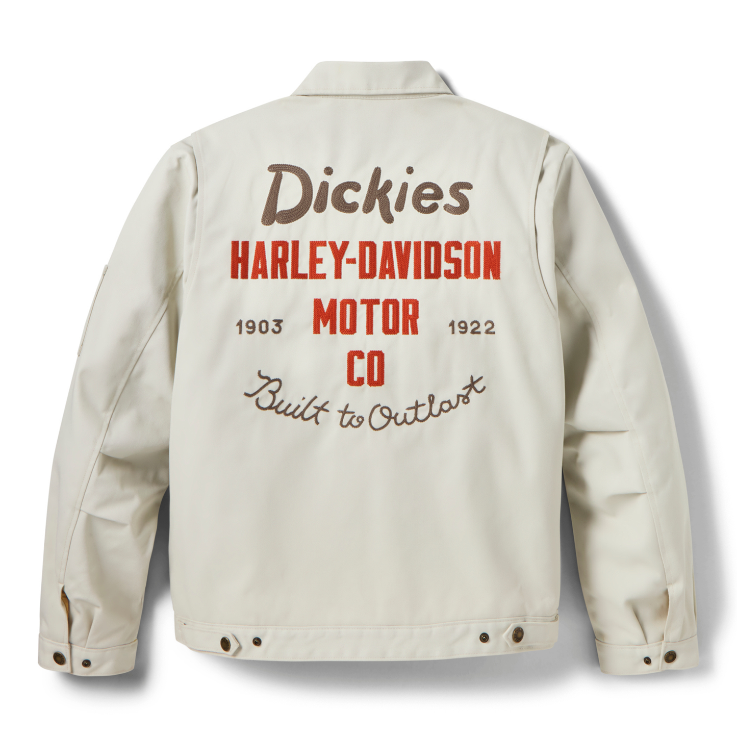 Harley-Davidson® Men's Dickies® x H-D® Quilted Lined Eisenhower Jacket - Bone