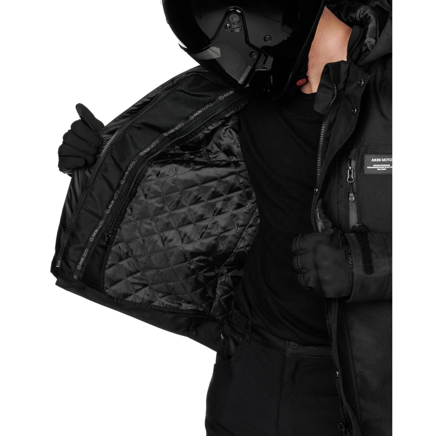 Akin Moto - Alpha 4.0 Motorcycle Jacket - Black