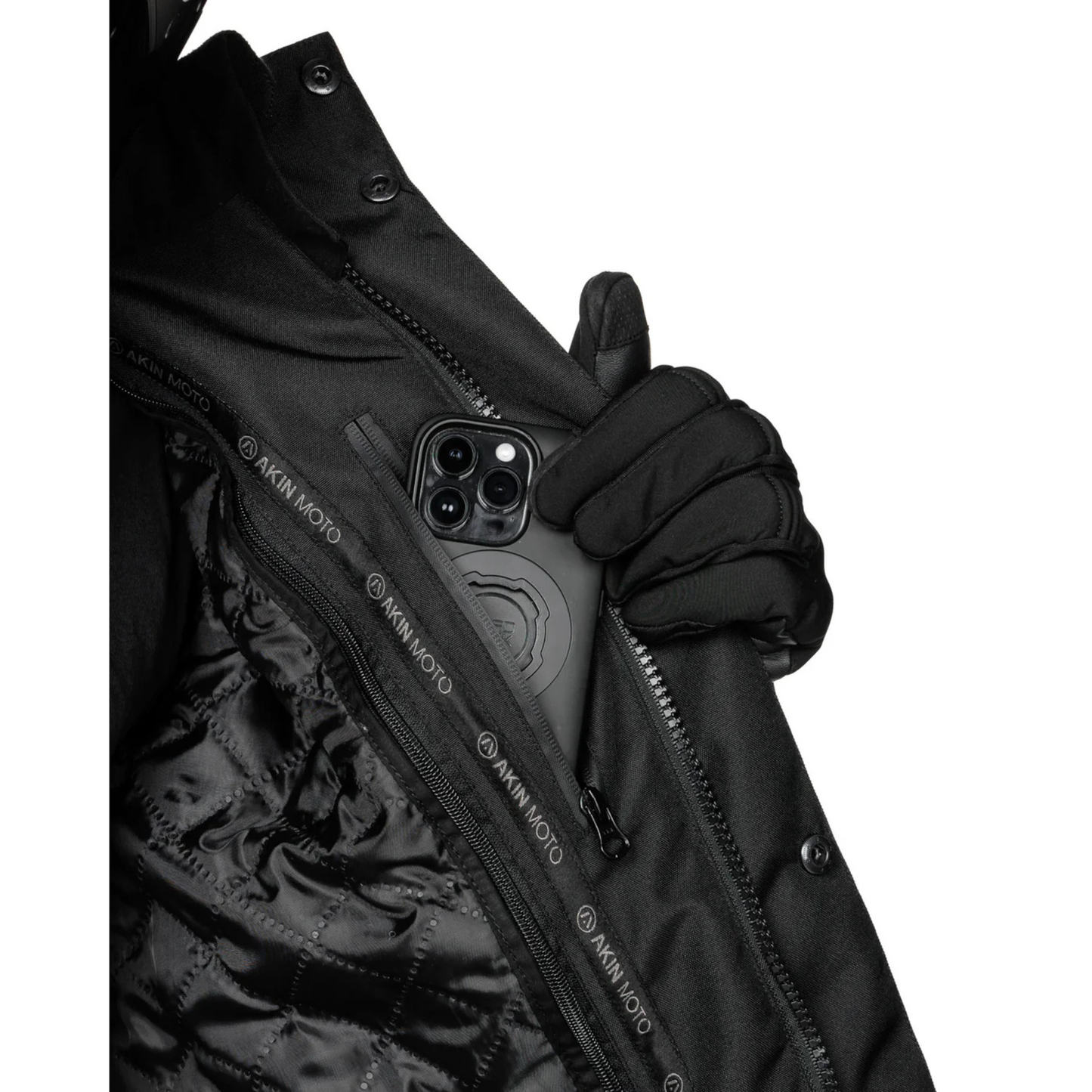 Akin Moto - Alpha 4.0 Motorcycle Jacket - Black