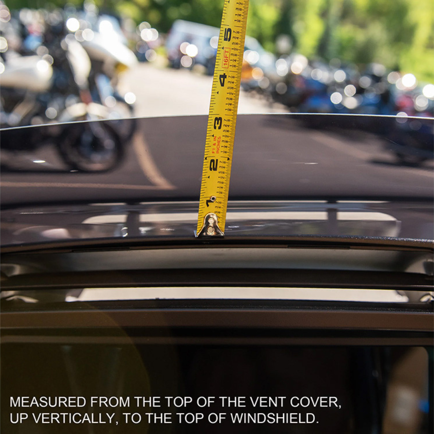 Memphis Shades - 6in. Spoiler Windshield – Dark Smoke. Fits CVO Road Glide 2023up & Road Glide 2024up