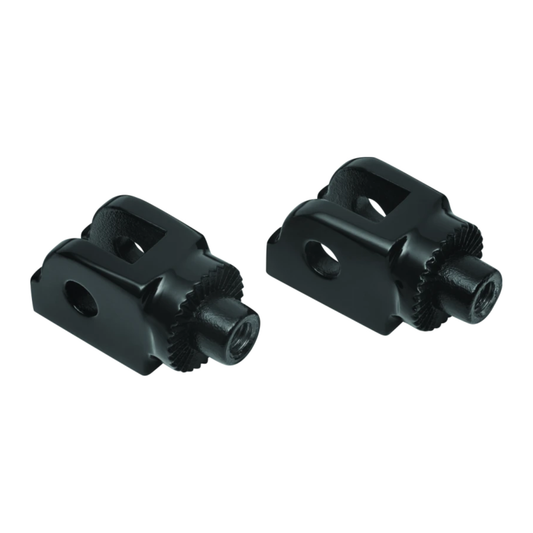 Kuryakyn - Spline Driver Peg Adaptor - Black - Fits Softail 2018up - Pan America 2021up - Sportster S 2021up