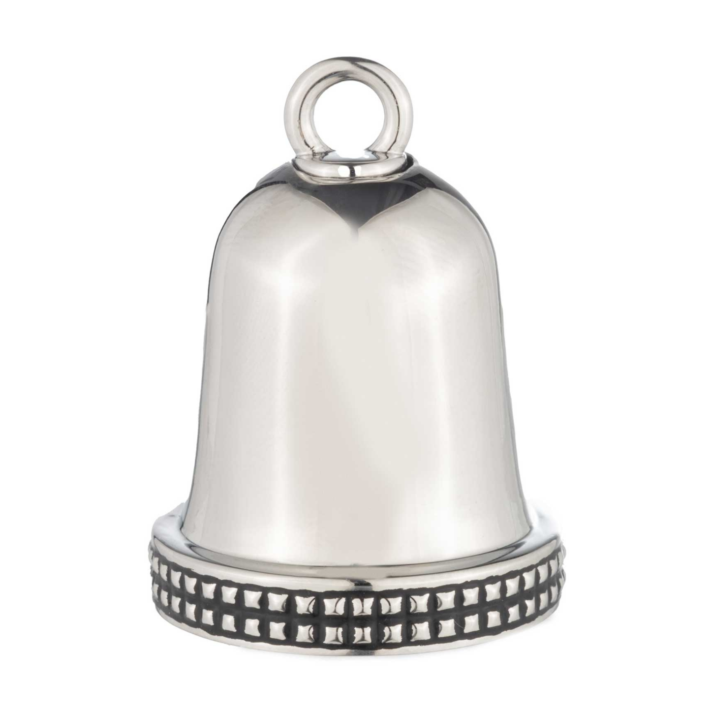Harley-Davidson® Bar & Shield Studded Boarder Ride Bell - Silver Plated Finish