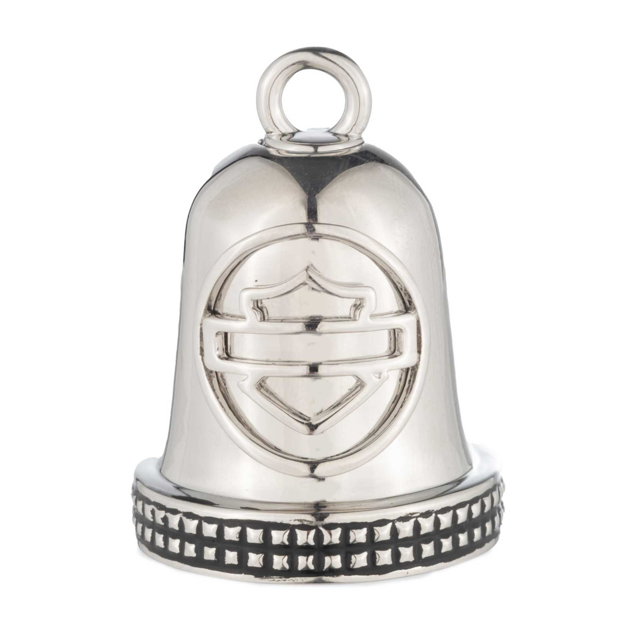Harley-Davidson® Bar & Shield Studded Boarder Ride Bell - Silver Plate ...