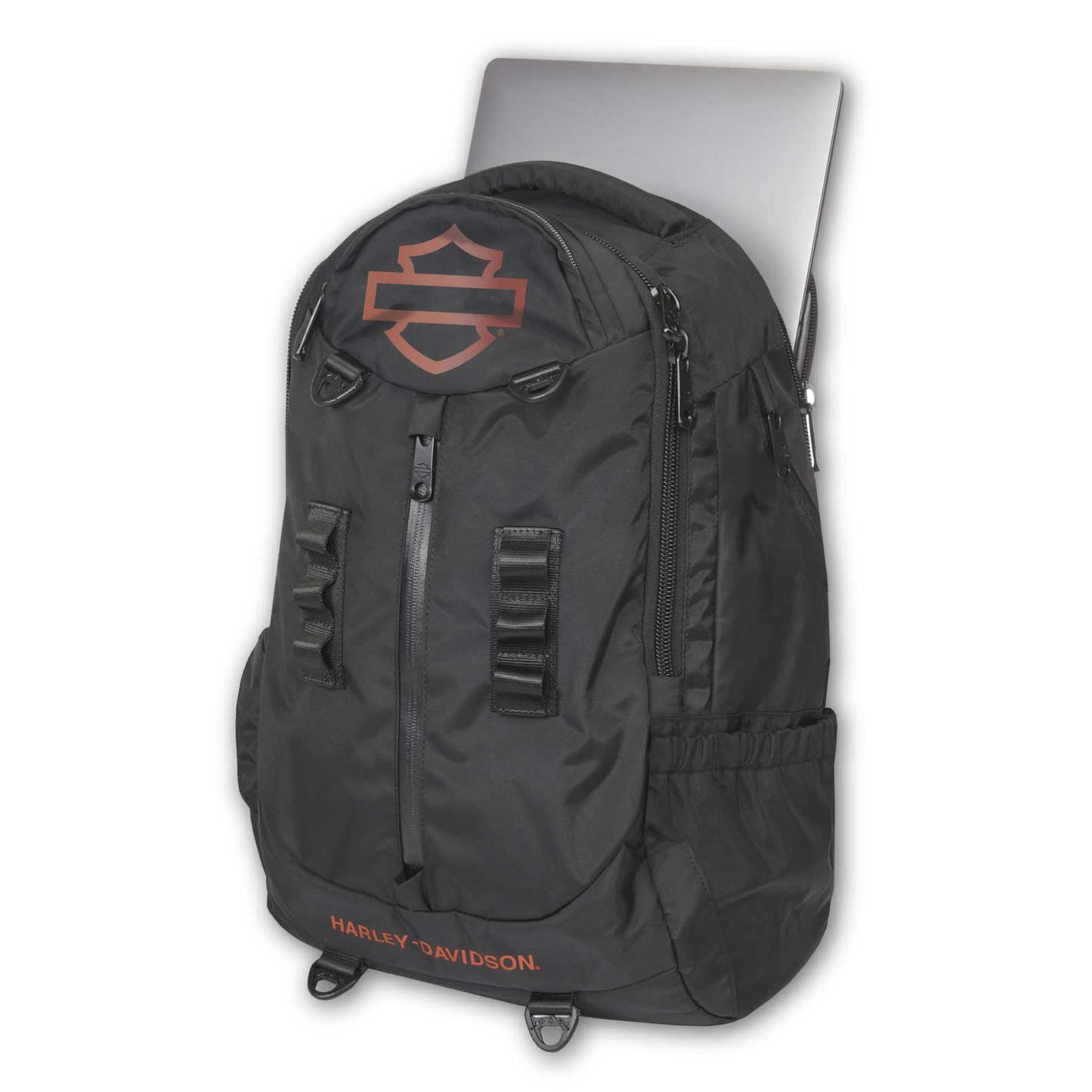 Harley-Davidson® Oil Slick Bar & Shield Logo High-Density Backpack - Rugged Black