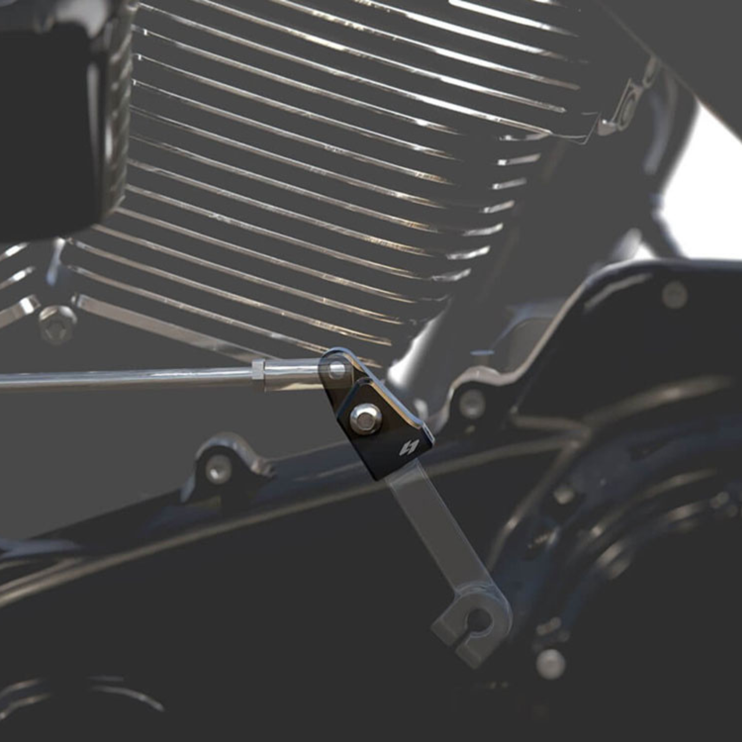 Kraus Moto - EZ-Shift – Machine Finish. Fits Twin Cam 1999-2017