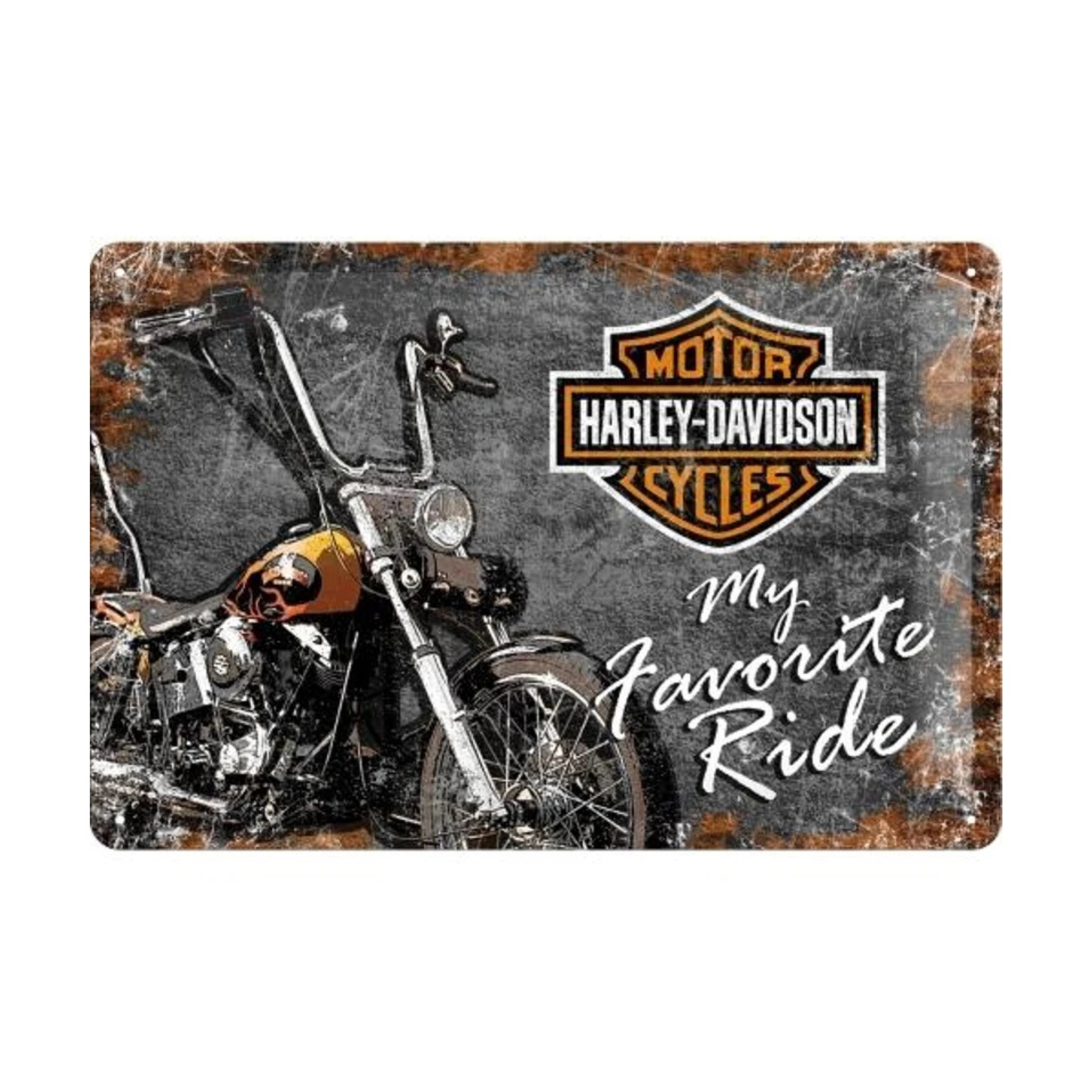 Harley-Davidson® Medium Tin Sign - Favorite Ride