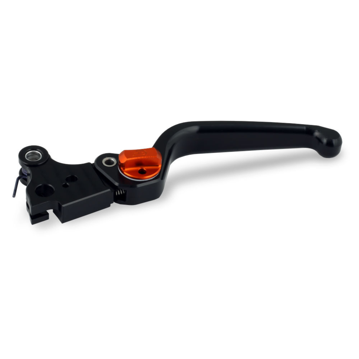 OBERON Harley-Davidson® Custom Adjustable Clutch Lever – '24-Later Touring & '25-Later Softail Models - Black/Black Switches