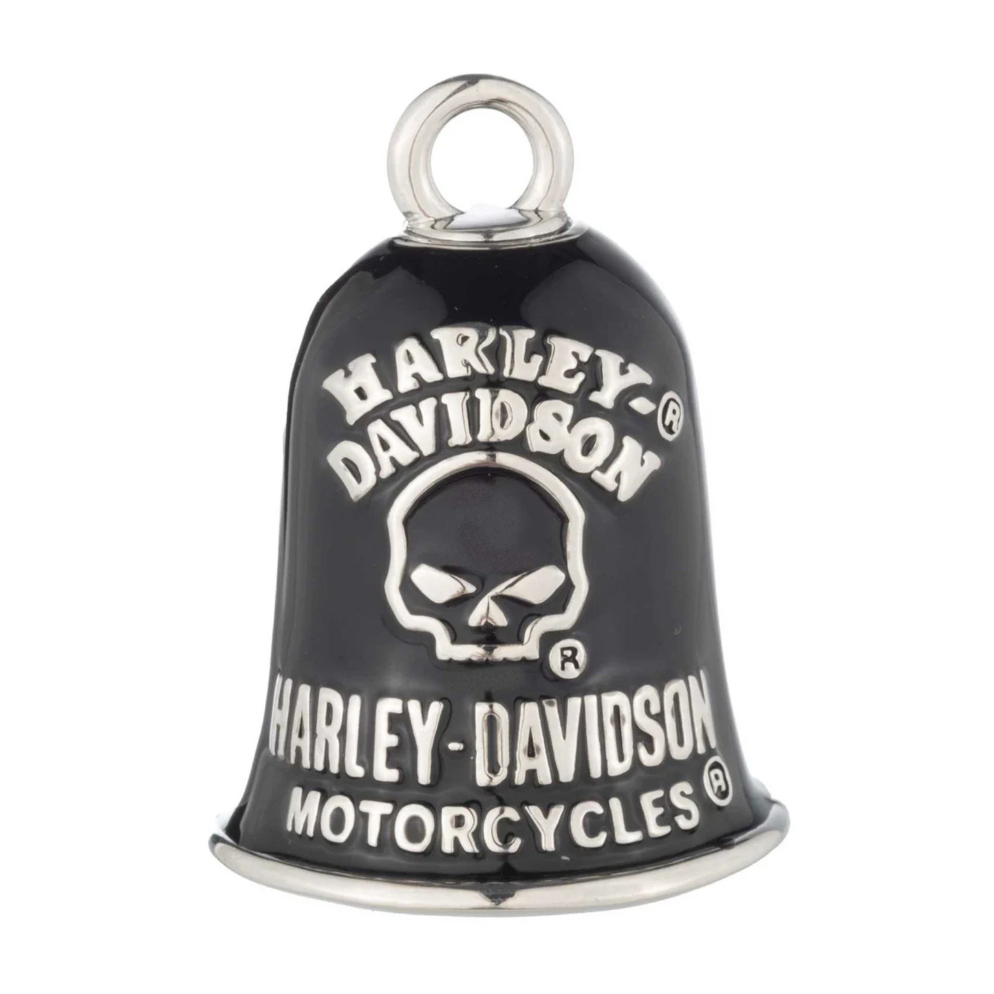Harley-Davidson® Vintage Willie G Skull Logo Ride Bell - Black Plated Finish