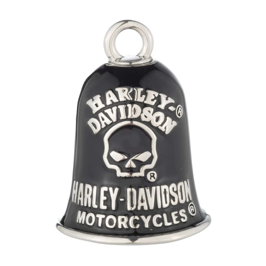 Harley-Davidson® Vintage Willie G Skull Logo Ride Bell - Black Plated Finish