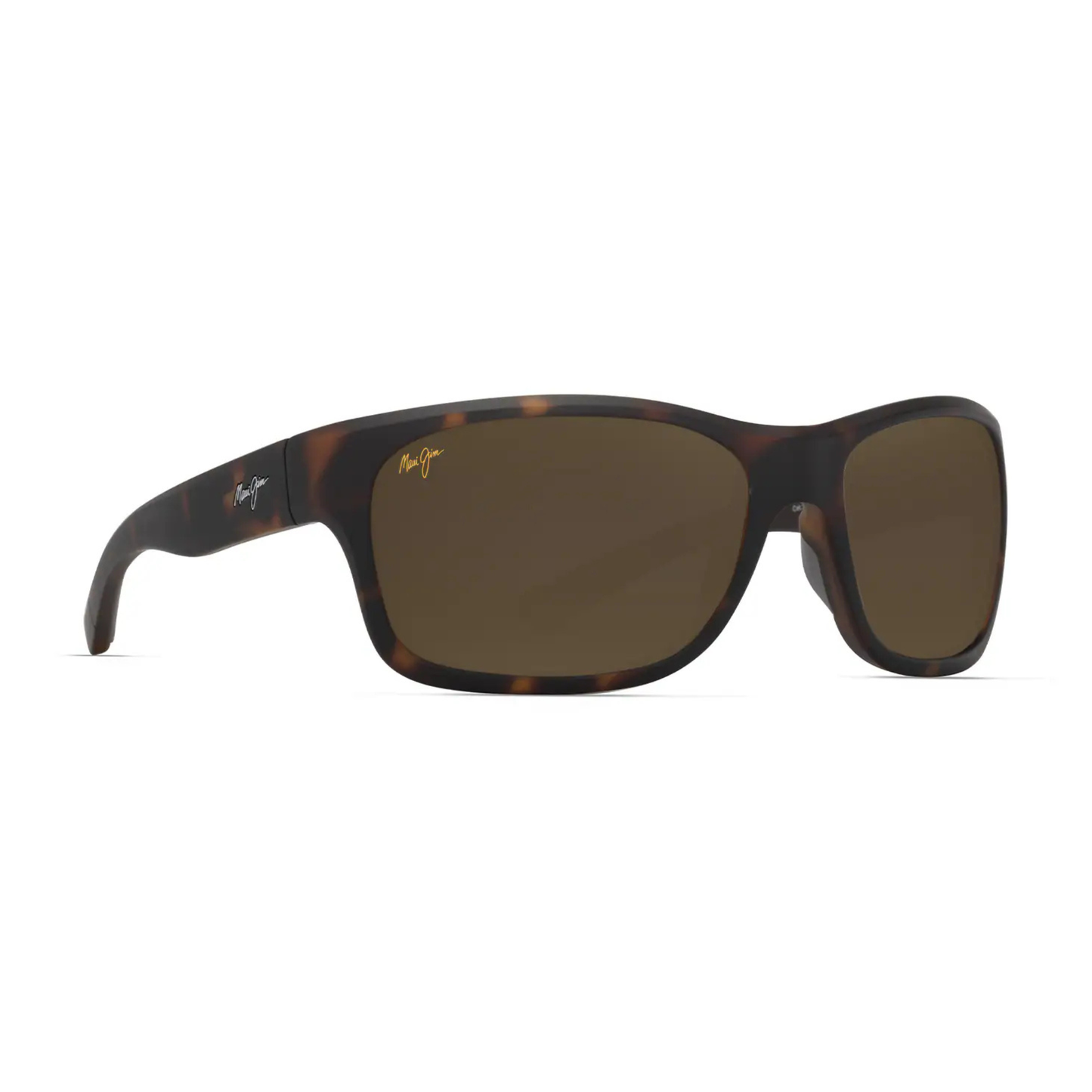 Maui Jim - 'Ano Nui Polarised Sunglasses - Matte Dark Havana Frame - HCL® Bronze Lens