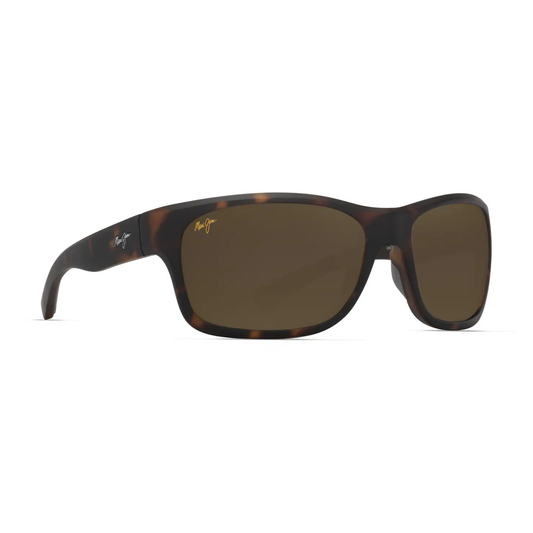 Maui Jim - 'Ano Nui Polarised Sunglasses - Matte Dark Havana Frame - HCL® Bronze Lens