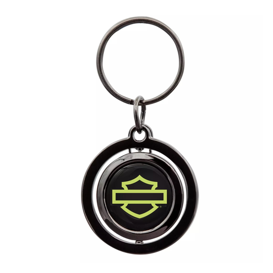 Harley-Davidson® Silhouette Wild Lime Seasonal Keychain