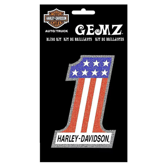 Harley-Davidson® #1 Glitter Decal