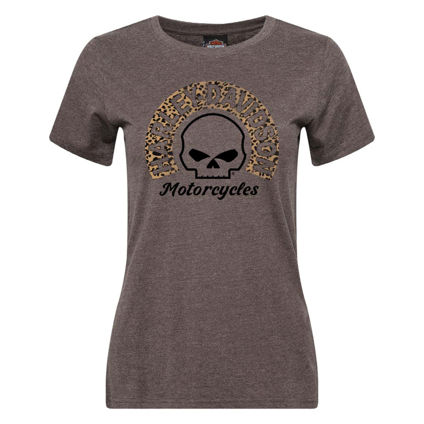 Gasoline Alley Harley-Davidson® Women's Dealer Tee - Leopard Willie G.
