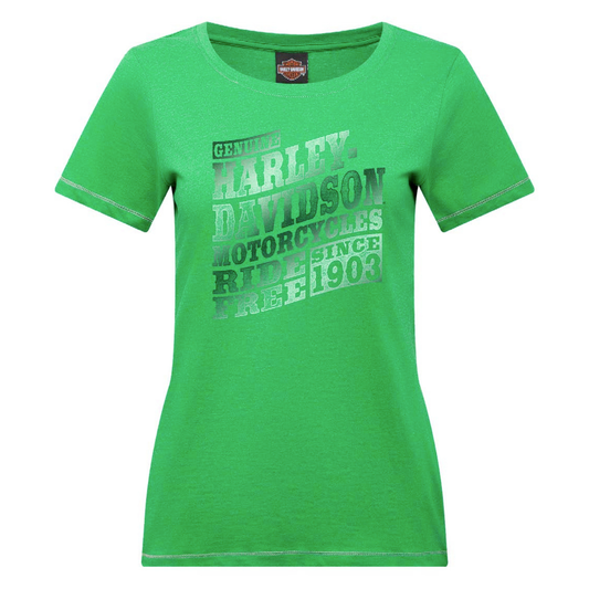 Gasoline Alley Harley-Davidson® Women's Dealer Tee - Metal