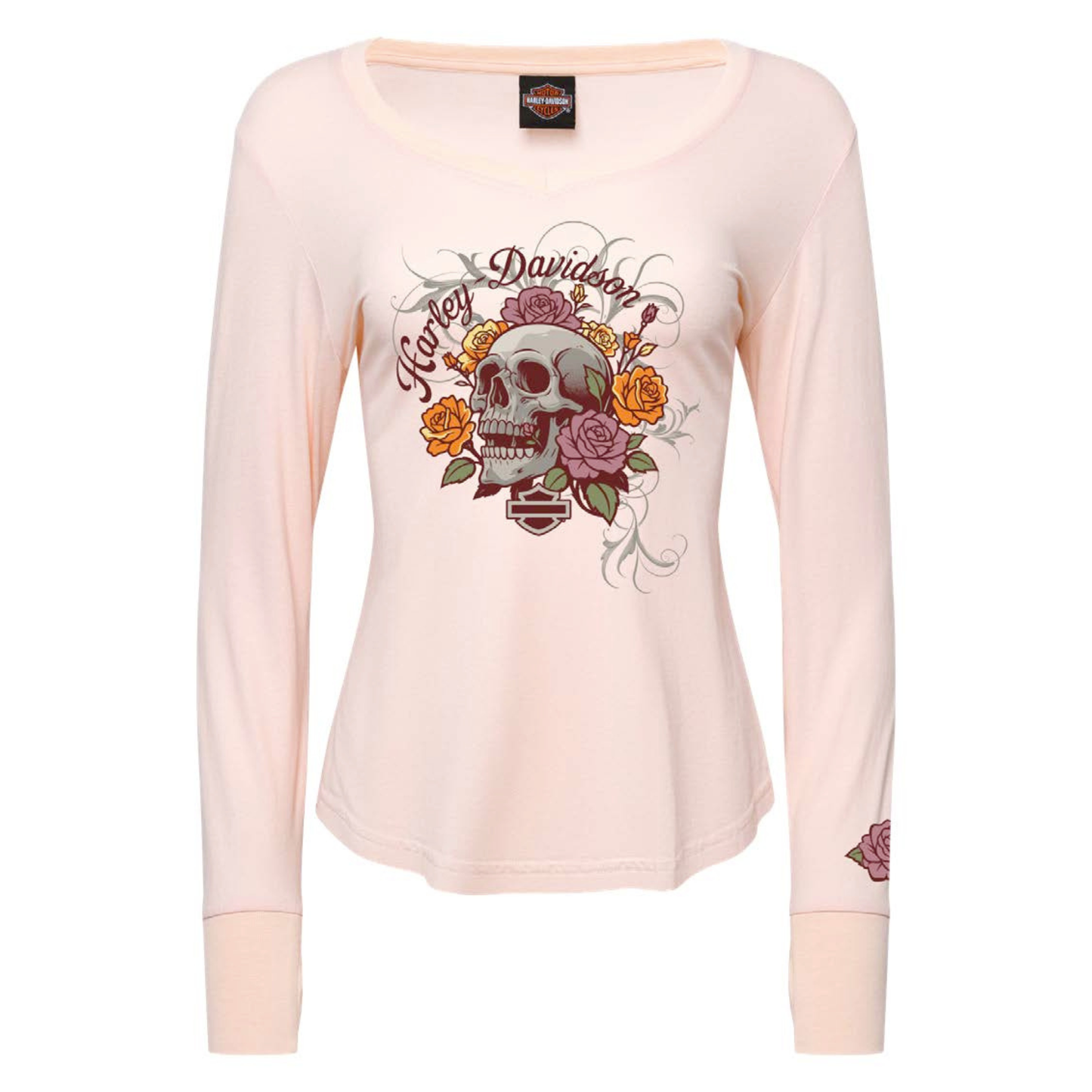 Gasoline Alley Harley-Davidson® Women's Long Sleeve Dealer Tee - Revival