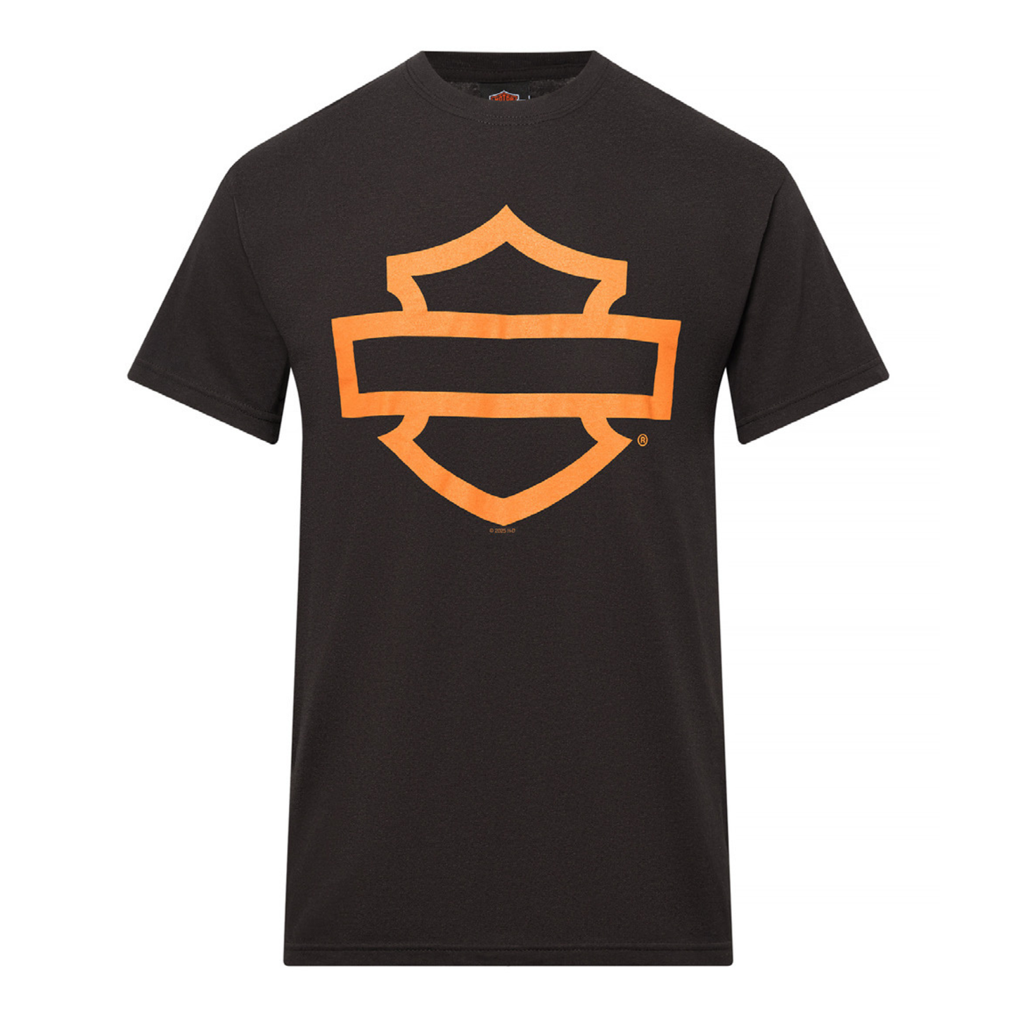 Gasoline Alley Harley-Davidson® Dealer Tee - Orange B&S Outline