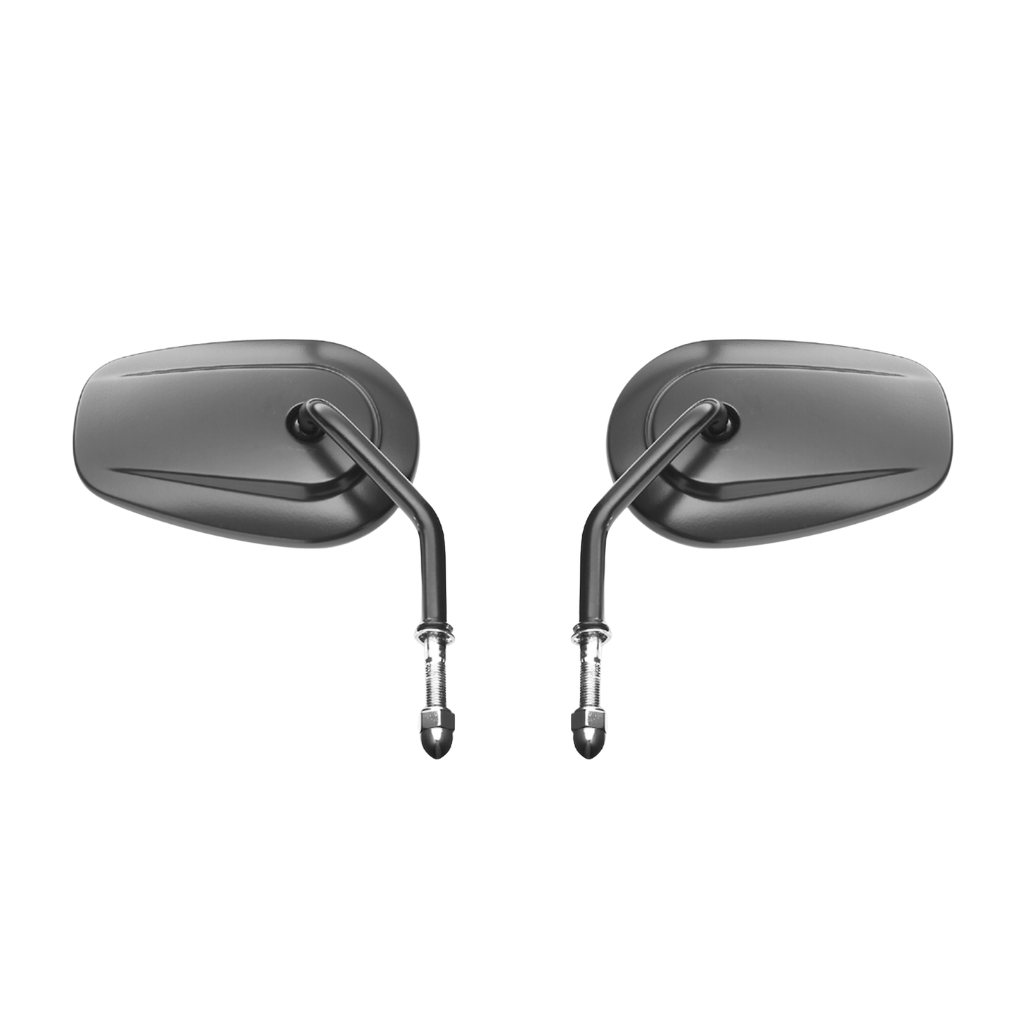 Harley-Davidson® Tapered Short Stem Mirrors - Black