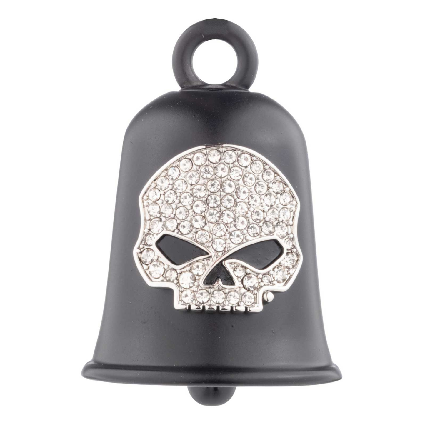 Harley-Davidson® Pave Crystal Willie G Skull Logo Motorcycle Ride Bell