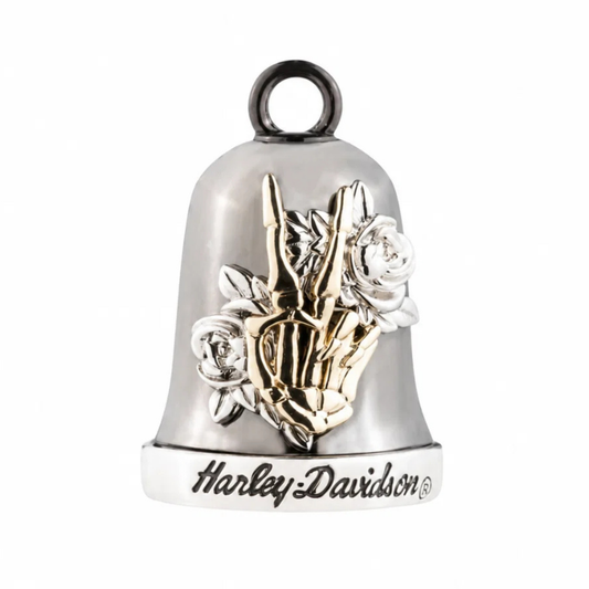 Harley-Davidson® Tritone Skeleton Peace and Roses Ride Bell