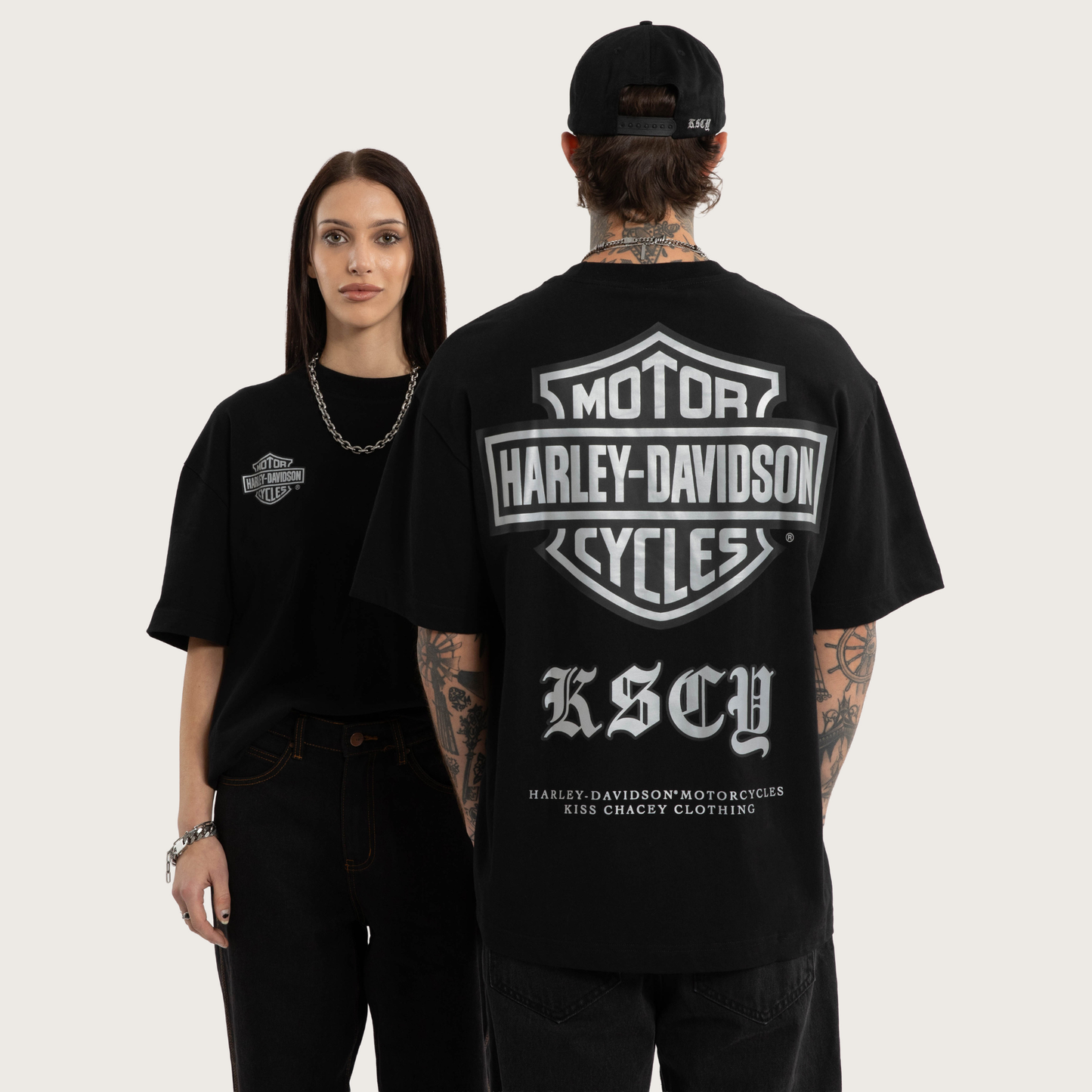 Harley-Davidson® x KSCY Scrambler Street Tee - Jet Black