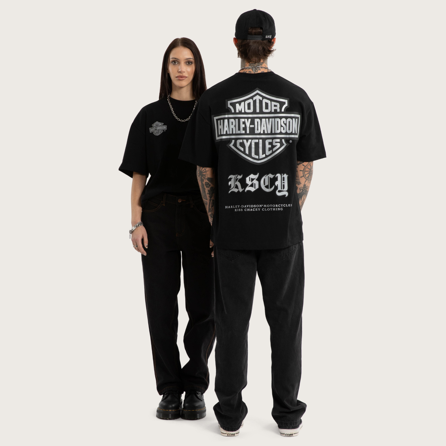 Harley-Davidson® x KSCY Scrambler Street Tee - Jet Black