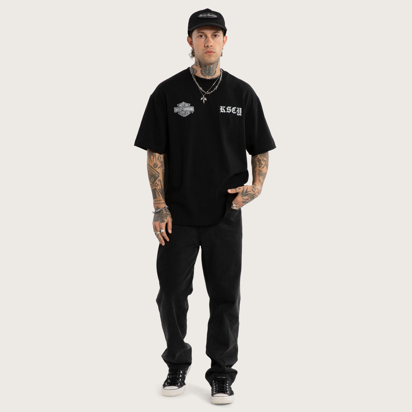 Harley-Davidson® x KSCY Scrambler Street Tee - Jet Black