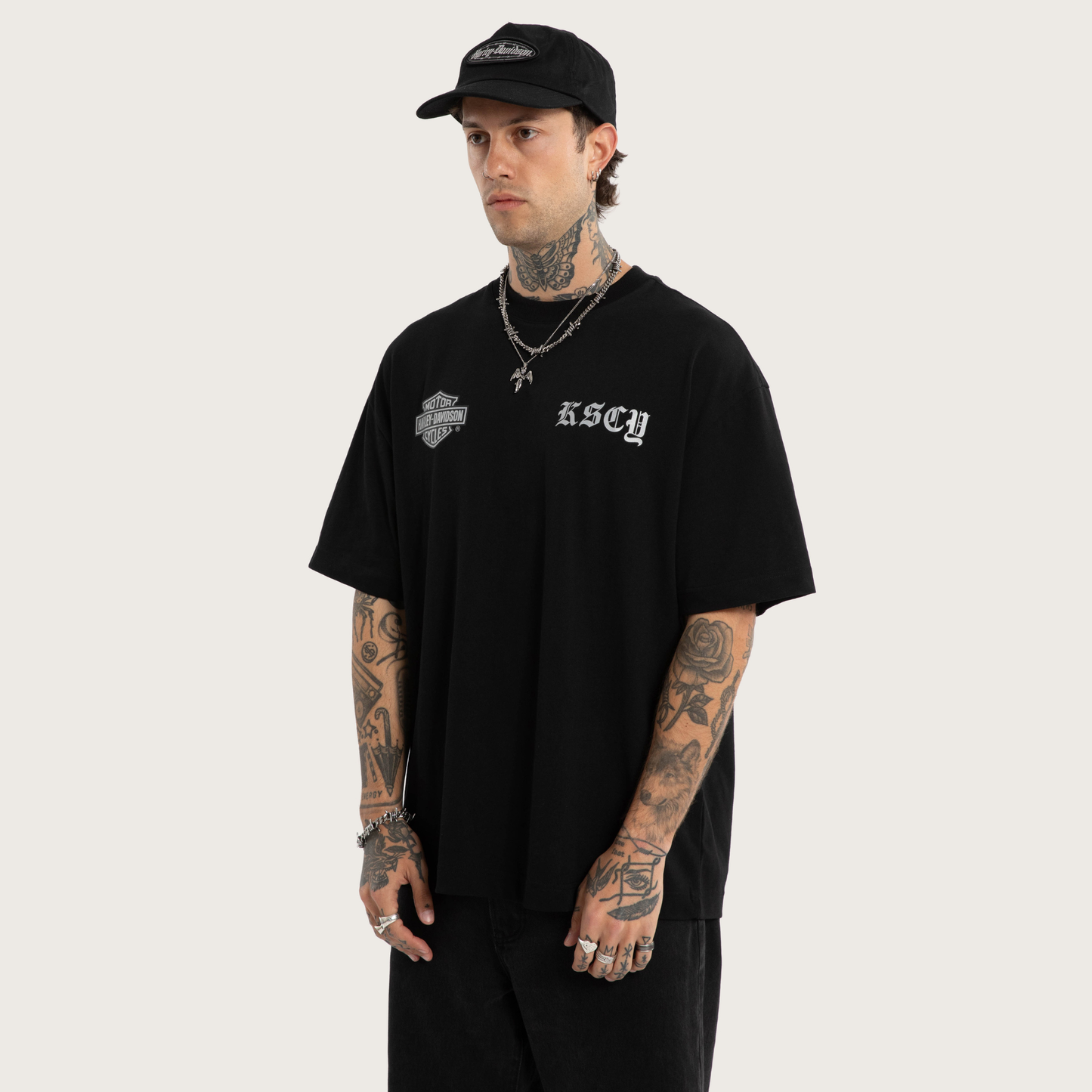 Harley-Davidson® x KSCY Scrambler Street Tee - Jet Black