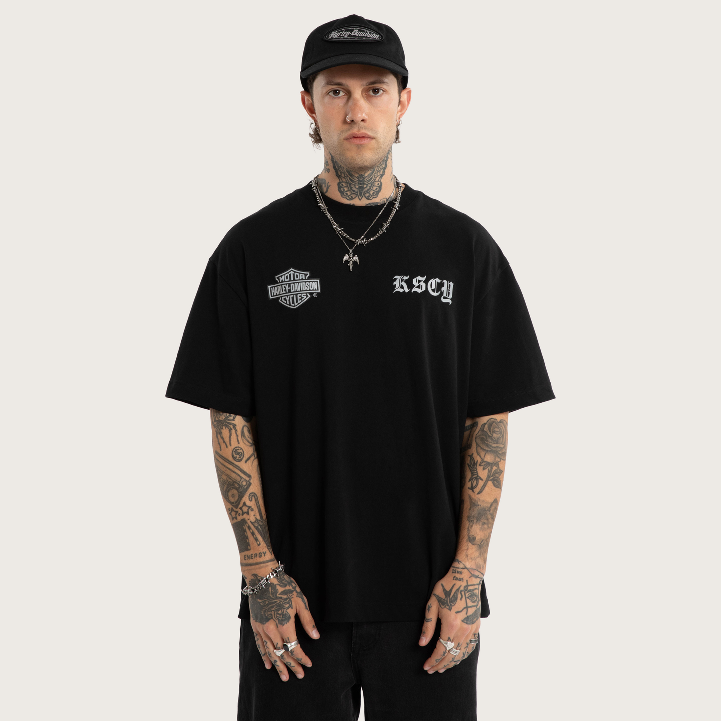 Harley-Davidson® x KSCY Scrambler Street Tee - Jet Black