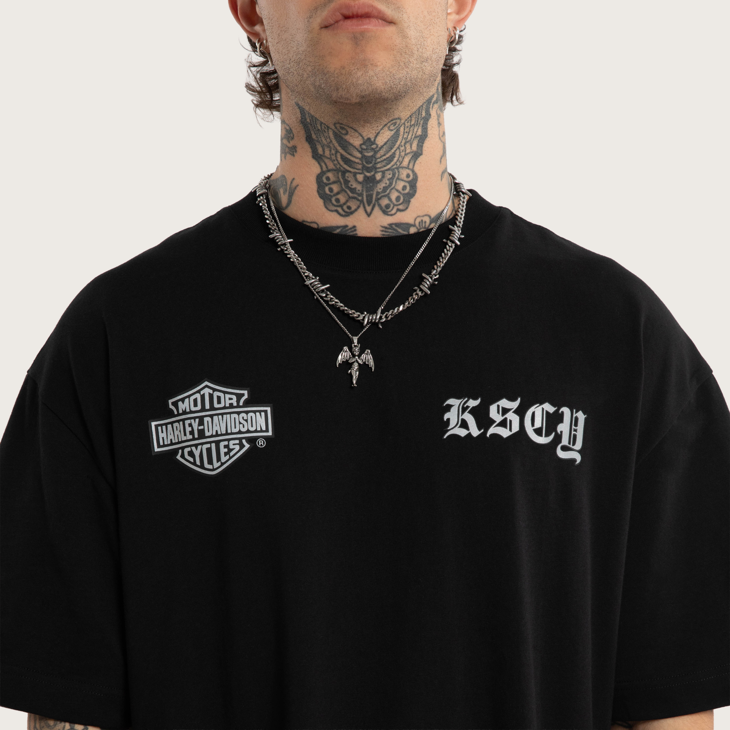 Harley-Davidson® x KSCY Scrambler Street Tee - Jet Black