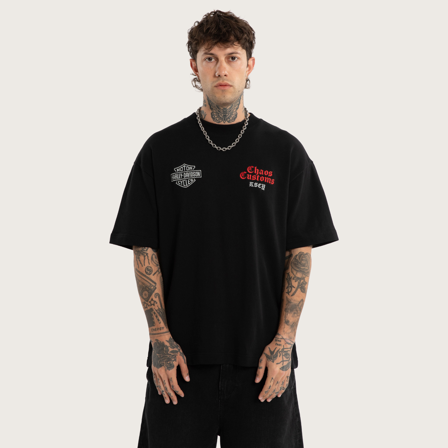 Harley-Davidson® x KSCY Rev Loopback Street Tee - Jet Black
