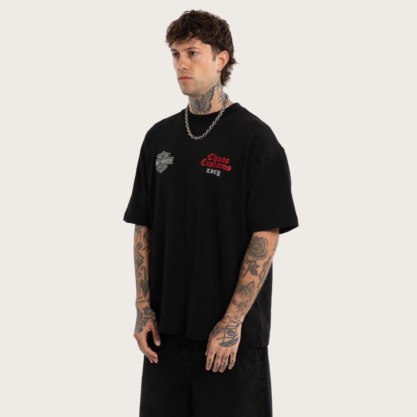 Harley-Davidson® x KSCY Rev Loopback Street Tee - Jet Black