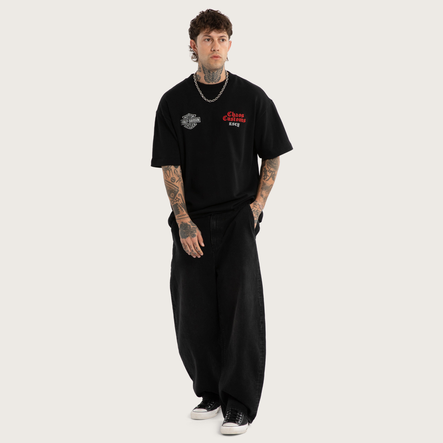 Harley-Davidson® x KSCY Rev Loopback Street Tee - Jet Black