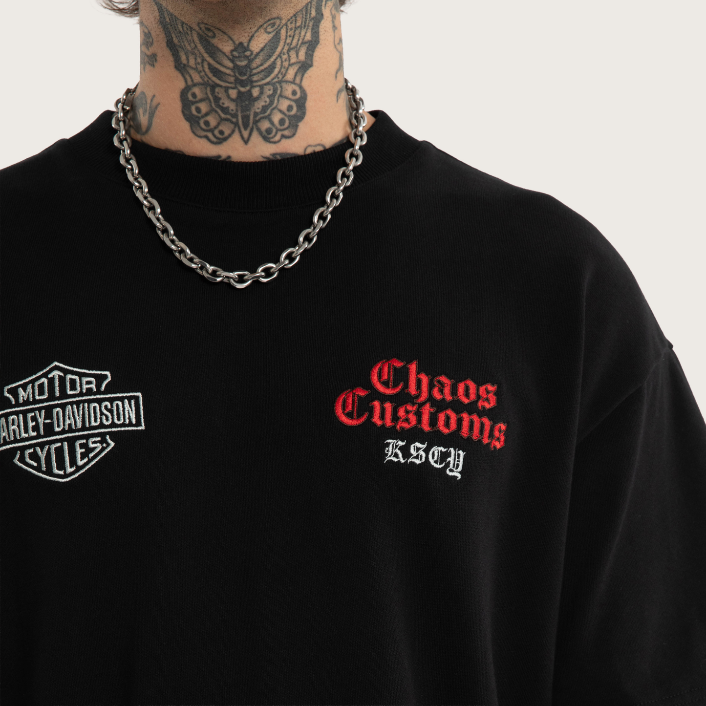 Harley-Davidson® x KSCY Rev Loopback Street Tee - Jet Black