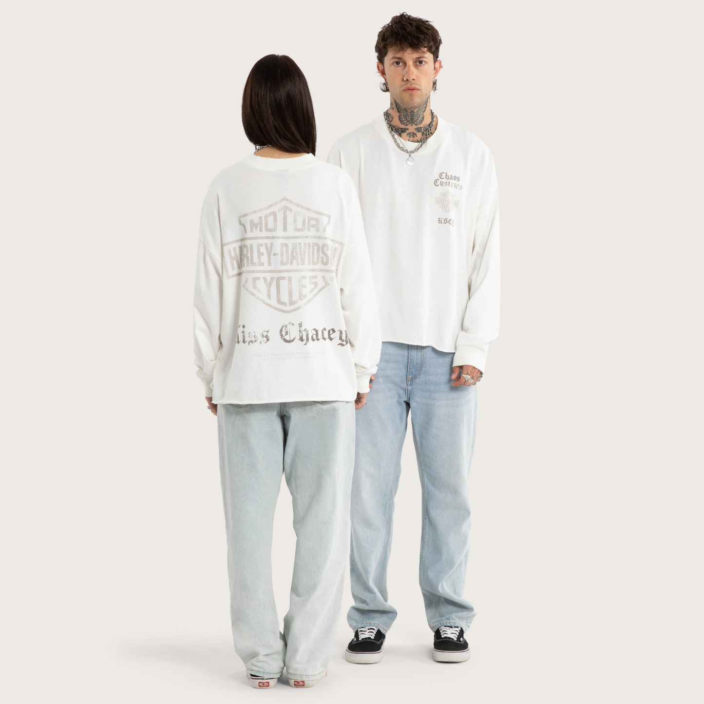 Harley-Davidson® x KSCY Gear Box Fit Sweater - Natural White