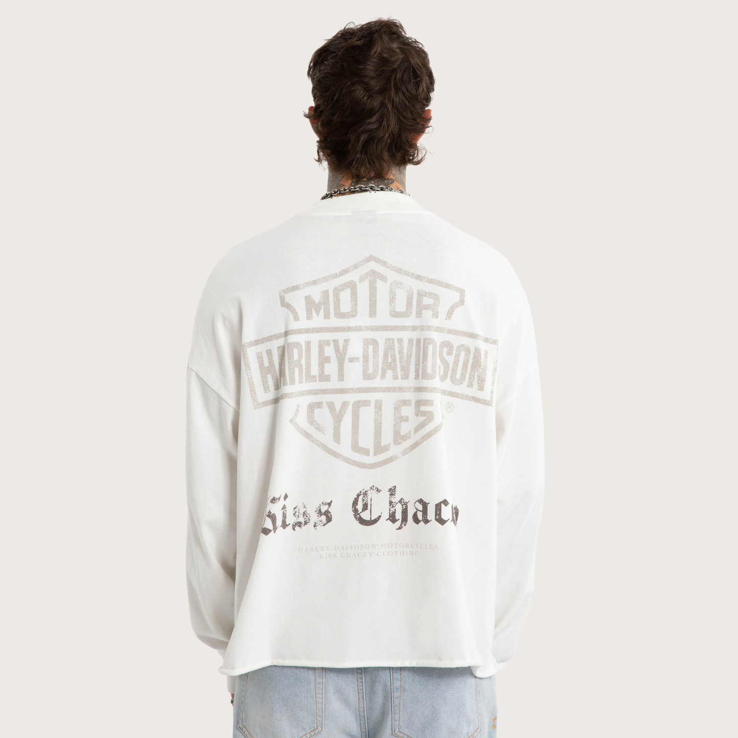 Harley-Davidson® x KSCY Gear Box Fit Sweater - Natural White
