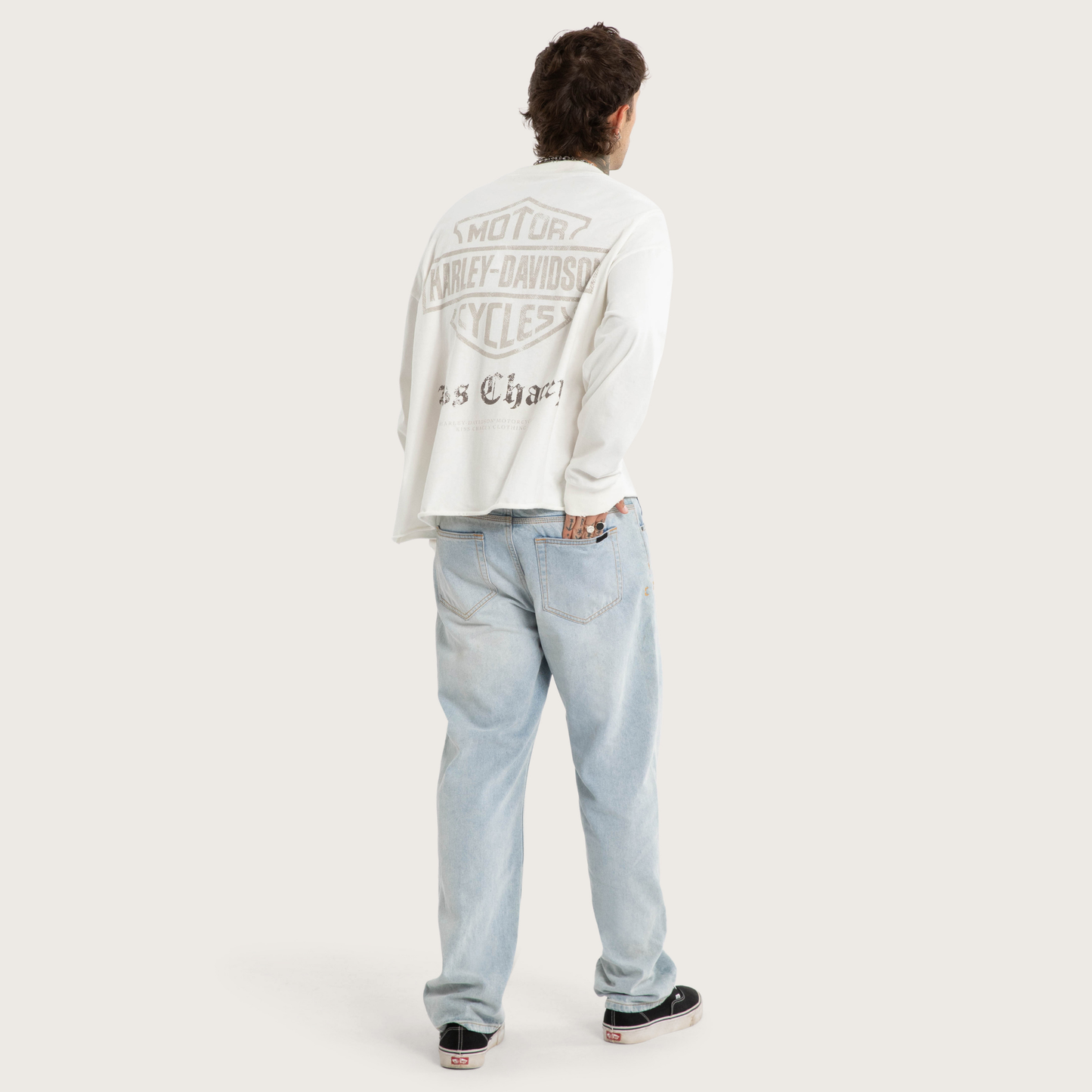 Harley-Davidson® x KSCY Gear Box Fit Sweater - Natural White