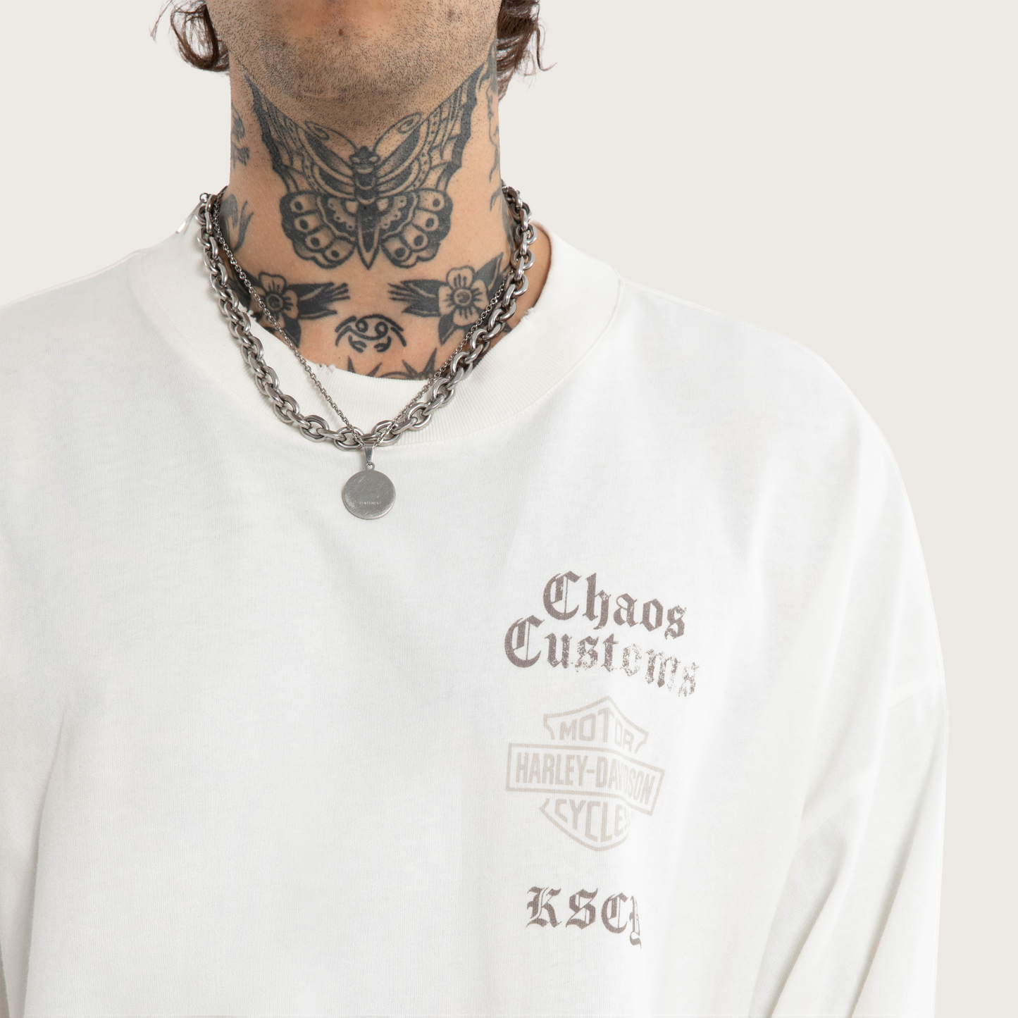 Harley-Davidson® x KSCY Gear Box Fit Sweater - Natural White
