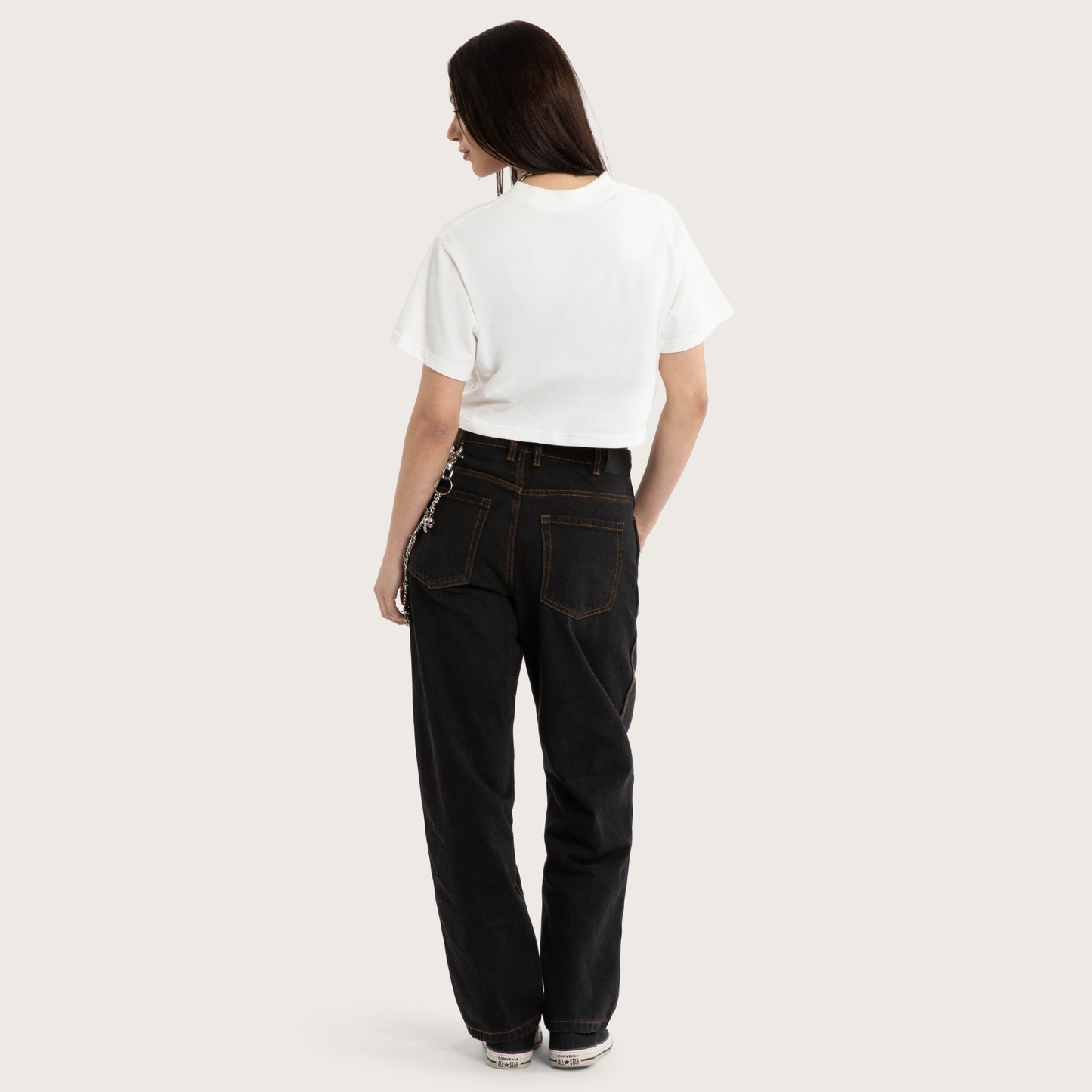 Harley-Davidson® x KSCY Women's Breakout Crop Tee - Natural White